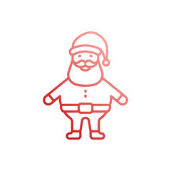 Santa Claus vector icon