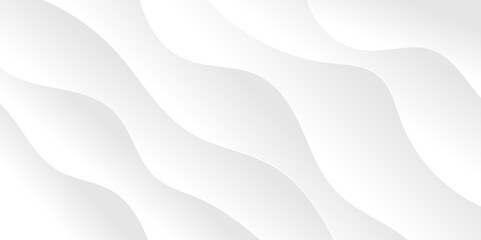 Abstract white paper wave background and abstract gradient and white wave curve lines banner background design. White wave modern abstract background design. space style.