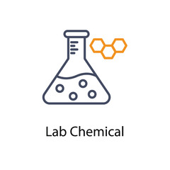 Lab Chemical vector icon