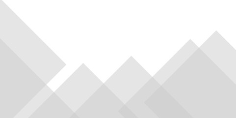 Square pattern on banner with shadow. Abstract white and grey color geometric background with copy space. Modern and minimal concept. You can use for cover, poster, banner web.	