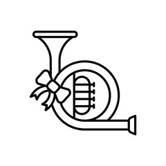 Horn vector icon