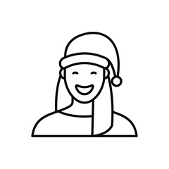 Woman vector icon