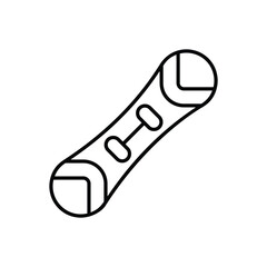 Snowboard vector icon