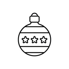 Bauble vector icon