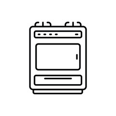 Fototapeta premium Stove vector icon
