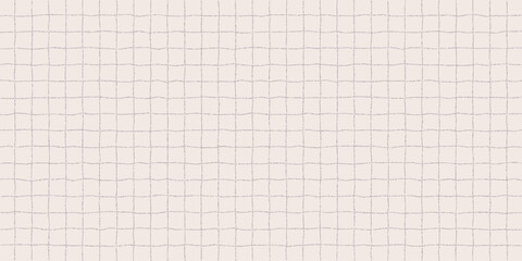 Textured sheet of paper in a wavy checkered pattern with a stipple effect. Cute retro color background, irregular geometric pattern, notebook page.