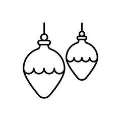 Bauble vector icon