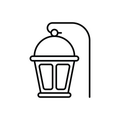 Street Light vector icon