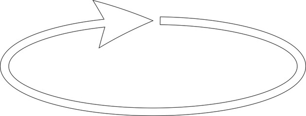 Arrow icon thin line style direction, traffic, forward, cursor