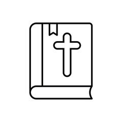 Fototapeta premium Bible vector icon