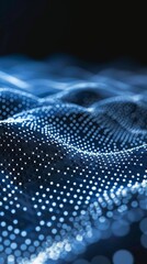 Abstract glowing big data forex candlestick chart with futuristic cityscape background