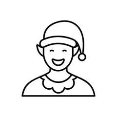 Elf vector icon