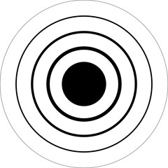 Circle blend line frame template design. Design elements