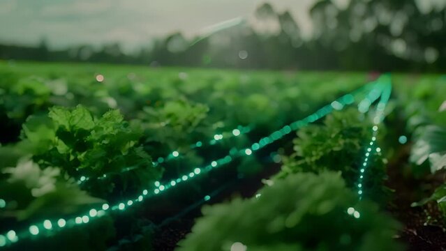 A smart agriculture program where farmers can access realtime data on weather patterns soil conditions and crop yields to maximize efficiency and sustainability.