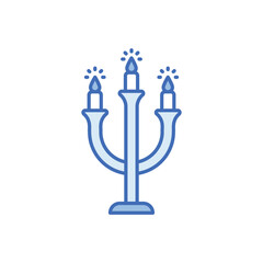 Candelabra vector icon
