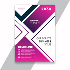 Annual report brochure flyer design template vector, Leaflet, presentation book cover templates, layout in A4 size