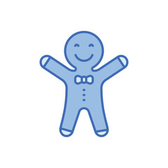 Gingerbread Man vector icon