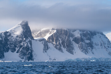 Antarctica landscape. Mountain in Antarctica