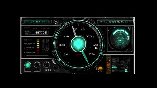 Control Panel with Targeting System and Radar improves spacecraft pilots operation