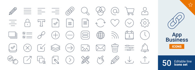 App icons Pixel perfect. Tool, support, setup, ...	
