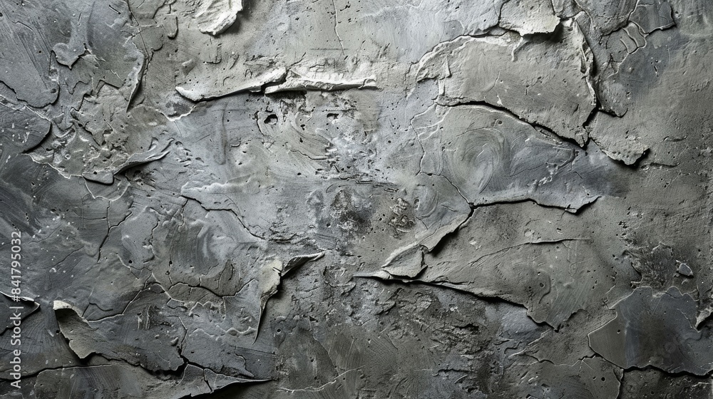 Poster A high-resolution image of a textured gray background made from concrete or stone, ideal for creating a modern and industrial aesthetic.