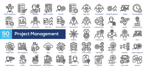 Project Management Icon Collection