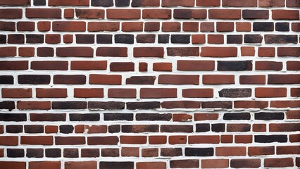 Obraz premium A brick wall with a white border