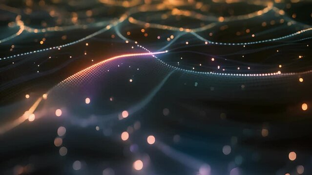 As the neural network progresses through the layers of data new connections and pathways form and merge creating a beautifully complex and everevolving visualization.