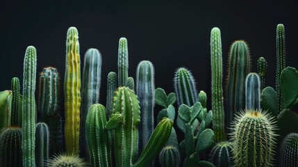 Photographs of cacti