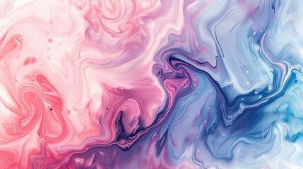 Fototapeta premium Abstract marbled ink liquid fluid watercolor painting texture banner illustration