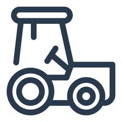 Farm Truck Fleet Management Vector Icon Illustration