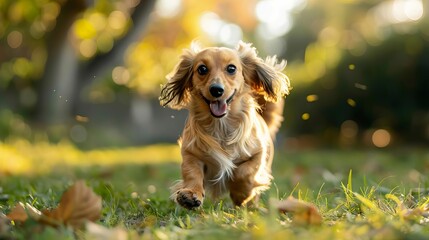 joyful dachshund portrait with playful expression and cute features pet photography