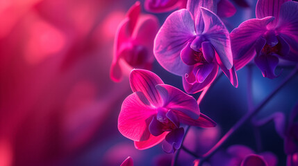 Vibrant Orchids in Bloom - Exotic Floral Beauty