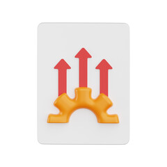 business development 3D icon