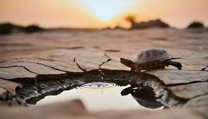 environmental factors, lack of water for living things, soil pollution, desertification and struggle for survival