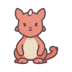 Dragon transparent, cute icon, simple icon, PNG, can be used easily and conveniently.
