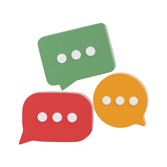 discussion 3D icon
