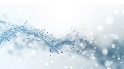 Interconnected nodes and data points in big data visualization enhancing analytical capabilities. Data insights