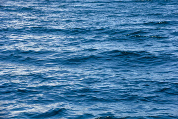 Blue sea water background texture