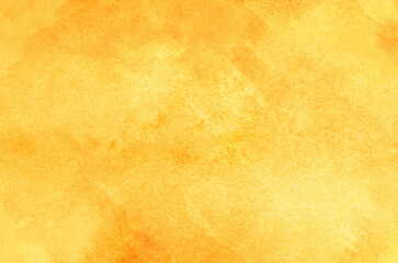 Abstract yellow watercolor background texture
