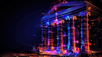  Digital banking platform with secure interface