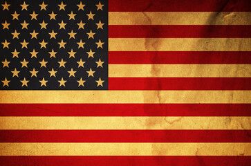 Grunge USA Flag background texture