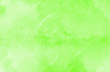 Abstract green watercolor background texture