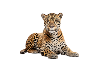 Jaguar isolated on transparent background