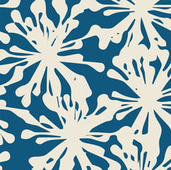 Fototapeta premium Abstract graphical seamless pattern. vector illustration