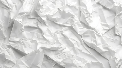 Obraz premium a close up of a crumpled white paper with the word in the corner. 