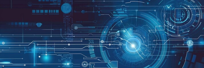 Obraz premium Smart manufacturing solutions with digital controls
