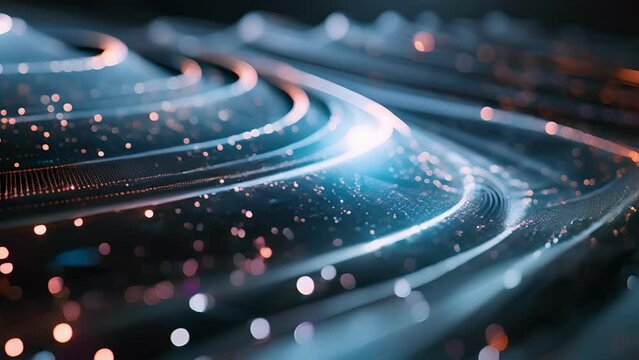 A galaxy of swirling data s each representing a zettabyte of knowledge.