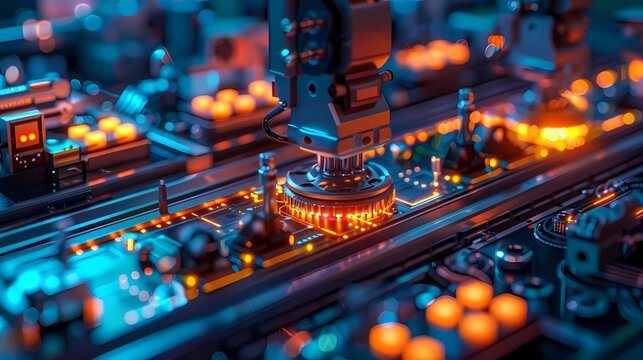 Flat design manufacturing technology with digital twin, virtual simulation, and predictive maintenance