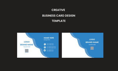 creative minimal business card and profesional visiting card.